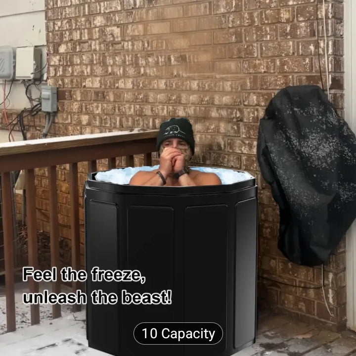 Portable Collapsible Ice Bath Tub - 75x75cm