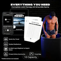 Portable Collapsible Ice Bath Tub - 75x75cm